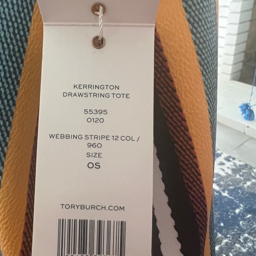 Striped Multicolor Tote Burch Bag - Picture 3 of 3